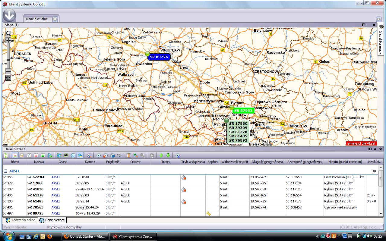 Wygląd aplikacji AkselAVL